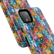 Colorful Cat Google Pixel Phone Case - Tough Cases for Pet Lovers