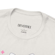 Cute Cat Devotion Unisex Short Sleeve Tee - Fun & Playful T-Shirt for Cat Lovers