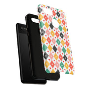 Colorful Diamond Pattern Google Pixel Phone Case - Tough Cases