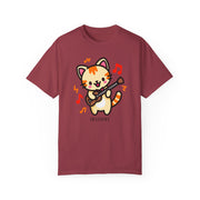 Cute Cat Guitar Unisex T-Shirt | Fun & Playful Design for Music Lovers