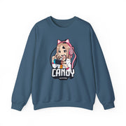 Cute Gaming Crewneck Sweatshirt - Candy Gamer Design