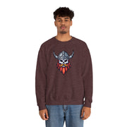 Viking Skull Crewneck Sweatshirt - Unisex Heavy Blend™