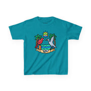 Tropical Birds Kids Tee - Fun Wildlife Design for Summer Adventures