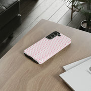 Stylish Samsung Galaxy Phone Case with Pink Ribbon Design