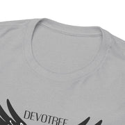 Devil's Wing Skull Unisex Heavy Cotton Tee - Edgy Graphic T-Shirt for Alternative Fashion