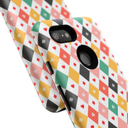 Colorful Diamond Pattern Google Pixel Phone Case - Tough Cases