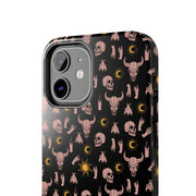 Gothic Skull Tough Phone Case - Durable Design for Alternative Style Lovers