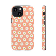 Floral Tough Phone Case with Daisy Design
