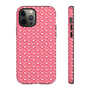 Tough Cases - Cute Pink Hearts iPhone Case for Valentine’s Day