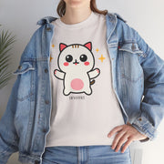 Cute Cat Printed Unisex Heavy Cotton Tee
