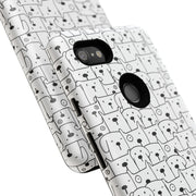 Cute Dog Pattern Google Pixel Phone Case - Tough Cases for Pet Lovers