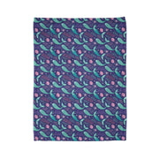Cozy mermaid Pattern Soft Blanket – Perfect for Home Décor & Gifts
