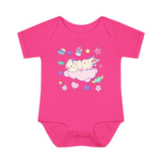 Cute Infant Baby Bodysuit with Playful Cloud Design