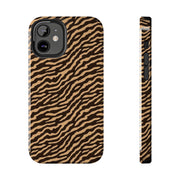 Wild Tiger Print Tough Phone Case – Durable Protection for Adventurers