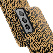 Wild Tiger Print Tough Phone Case - Stylish and Durable