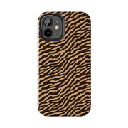 Wild Tiger Print Tough Phone Case – Durable Protection for Adventurers