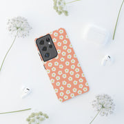 Daisy Pattern Tough Samsung Galaxy Phone Case - Floral Design for Stylish Protection