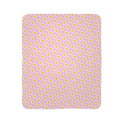 Cozy Floral Fleece Sherpa Blanket – Perfect for Home Decor & Gifts