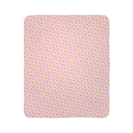 Cozy Floral Fleece Sherpa Blanket – Perfect for Home Decor & Gifts