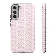 Stylish Samsung Galaxy Phone Case with Pink Ribbon Design