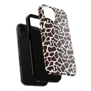 Giraffe Print Tough Phone Case - Stylish & Durable Protection for Animal Lovers