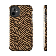 Wild Tiger Print Tough Phone Case – Durable Protection for Adventurers