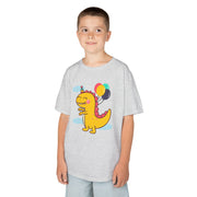 Kids Dinosaur Party Tee - Colorful Celebration Shirt for Birthday Fun