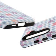 Cute Bow Pattern Tough Samsung Galaxy Phone Case - Stylish Protective Cover for Everyday Use