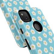 Daisy Floral Tough Phone Case - Durable Protection for Your Device