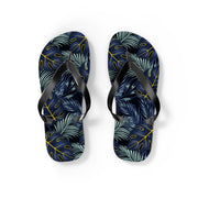 Tropical Leaf Flip Flops | Summer Beach Sandals for Vacation