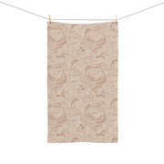 Elegant Floral Hand Towel - Soft Absorbent Kitchen & Bathroom Decor