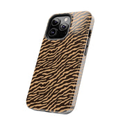Wild Tiger Print Tough Phone Case – Durable Protection for Adventurers