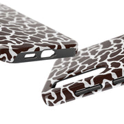 Giraffe Print Tough Phone Case - Stylish & Durable Protection for Animal Lovers