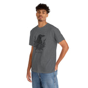 Devoted Raven Floral Unisex Heavy Cotton Tee