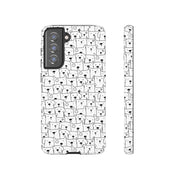 Cute Dog Pattern Samsung Galaxy Phone Case - Tough Cases for Pet Lovers