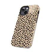 Leopard Print Tough Phone Case - Stylish Protection for Your Device