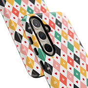 Colorful Hearts Samsung Galaxy Phone Case - Stylish Tough Cases for Everyday Protection