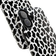Stylish Cow Print Tough Phone Case - Durable Protection for Animal Lovers