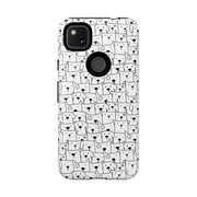 Cute Dog Pattern Google Pixel Phone Case - Tough Cases for Pet Lovers