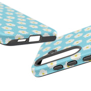 Floral Tough Samsung Galaxy Phone Case - Daisy Design for Summer Vibes