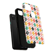 Colorful Diamond Pattern Google Pixel Phone Case - Tough Cases