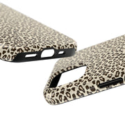 Leopard Print Tough Phone Case - Stylish & Durable Protection