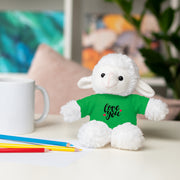 Cute Stuffed Animal with 'Love You' Tee - Perfect Gift for Kids and Beloved Ones