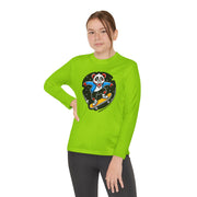 Youth Skateboarding Panda Long Sleeve Tee - Fun and Sporty Design for Active Kids