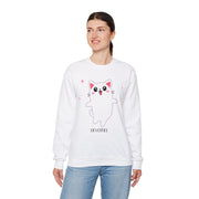 Cute Cat Character Unisex Heavy Blend™ Crewneck Sweatshirt