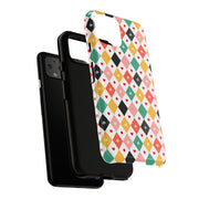 Colorful Diamond Pattern Google Pixel Phone Case - Tough Cases