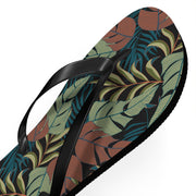Tropical Paradise Flip Flops - Comfortable Summer Sandals for Beach Days