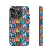 Playful Cat iPhone Case - Tough & Colorful Design