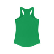 St. Patrick's Day Cat Racerback Tank - Who Needs Luck With All This Charm?