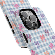 Cute Bow Pattern iPhone Case - Tough Cases for Girls & Women